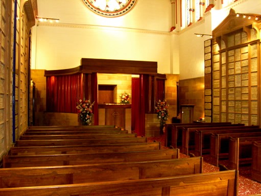 Manchester Crematorium Old Chapel Interior