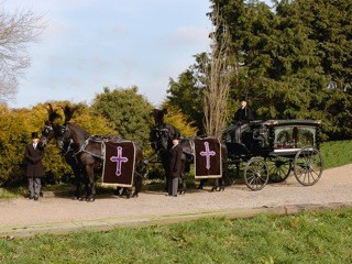 Horse drawn hearse