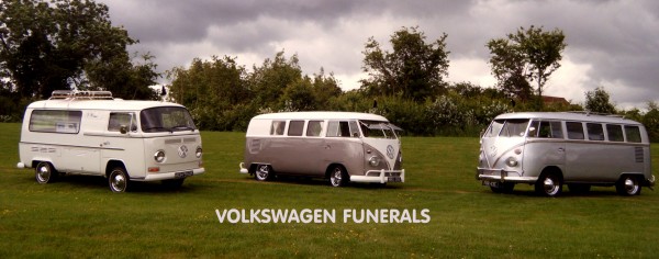 VW camper Van hearse