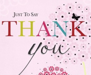 Thank You Card re Mary Towey Thank You Card re Mary Towey