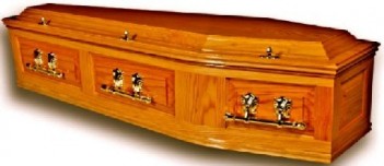 The Winchester Coffin Solid Oak Traditional Coffin