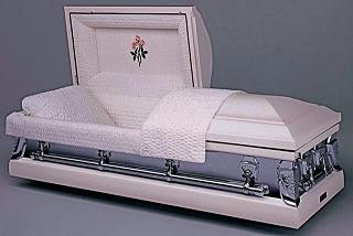 The Batesville Carnation Mist Casket 20 Gauge Steel American Casket