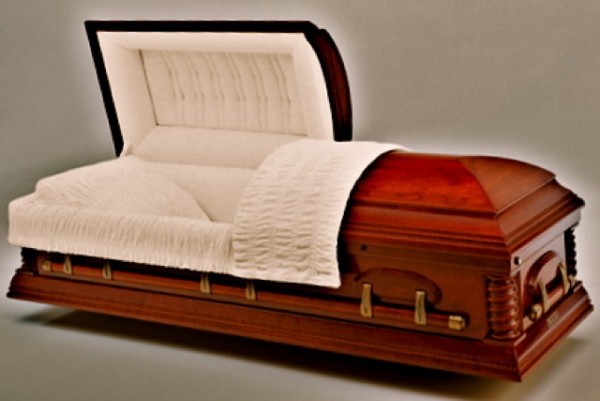 Solid Cherry American Casket