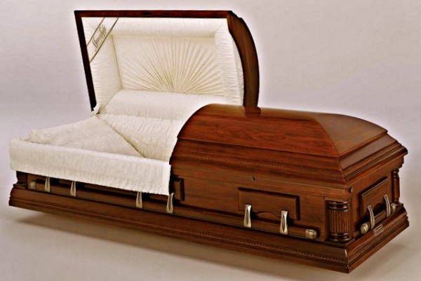 Solid Hardwood American Casket