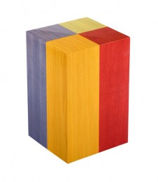 Colourful ashes casket in Manchester photo of a colourful ashes casket in Macnehster