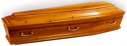 Solid Pine Irish Coffin