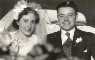 Margaret & Albert Ramsbottom Wedding photo Photo of the late Albert & Margaret Ramsbottom of Prestwich