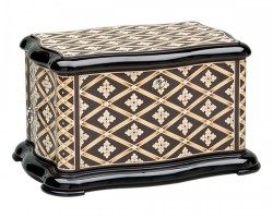 Mosaic ashes casket in Prestwich photo of an a mosaic design askes casket in Prtestwich